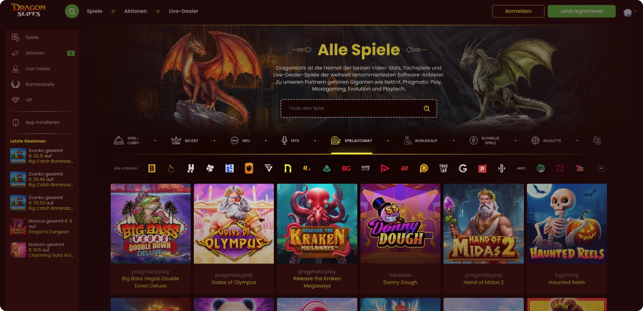 Dragon Slots Website Dragon Slots Website